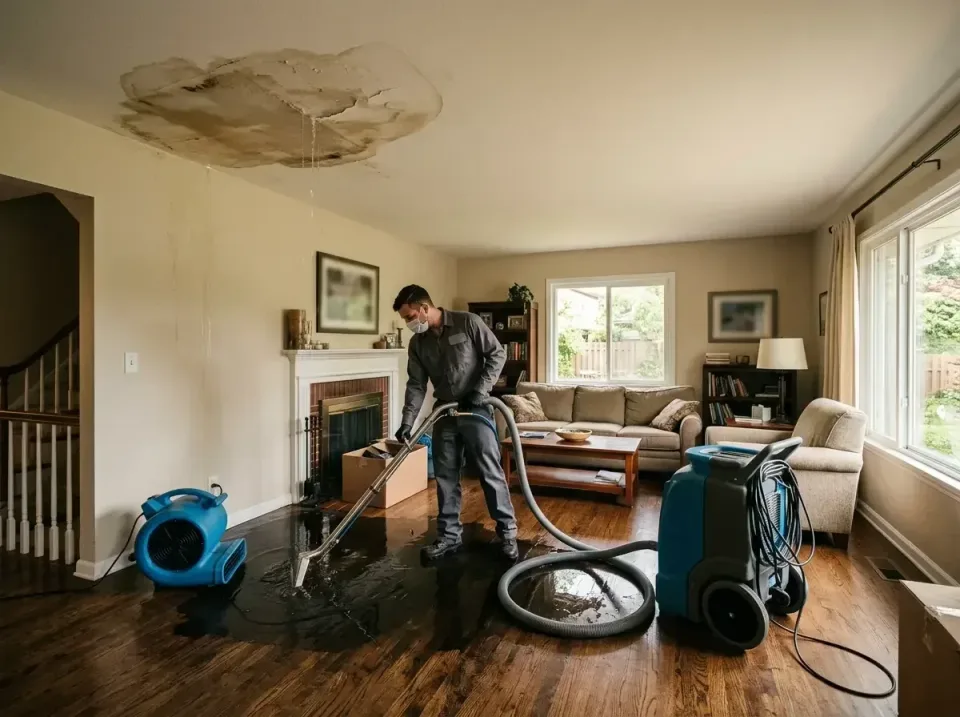 attic-pipe-burst-ceiling-drip-008 — frequently asked questions, Water Damage Restoration & Carpet Care in Bay Village, OH